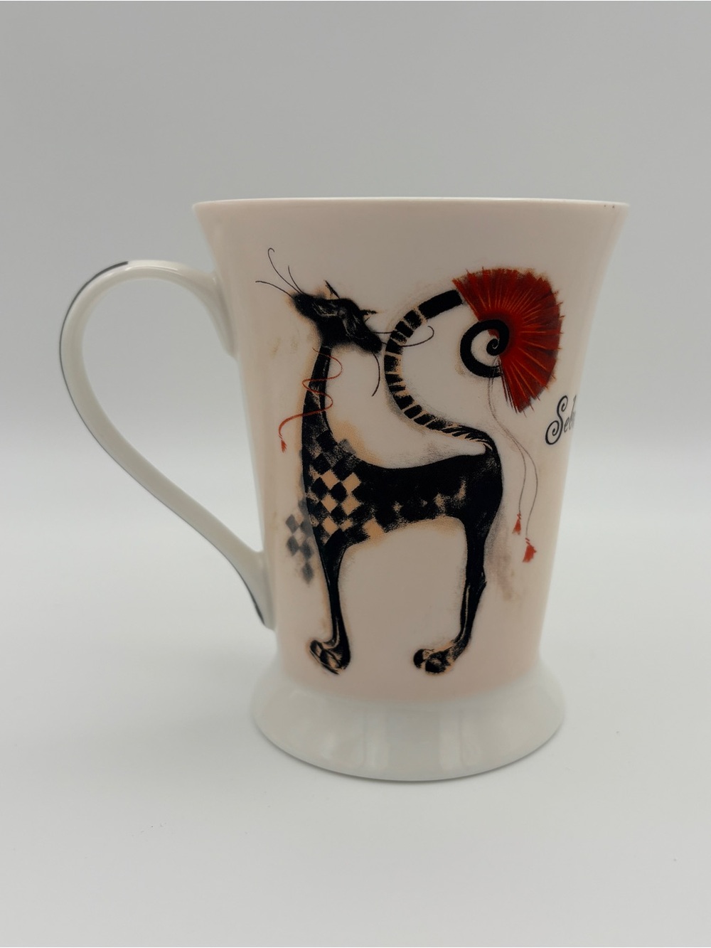 Portmeirion Pimpernel “Catitudes” Footed Mug – by Marilyn Robertson